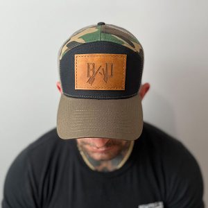 Bald Bro's B.A.D. Leather Patch Hat - Image 3