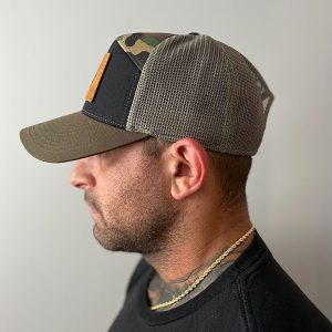 Bald Bro's B.A.D. Leather Patch Hat - Image 2
