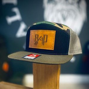 Bald Bro's B.A.D. Leather Patch Hat - Image 4
